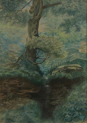 Lot 1311 - George Cruikshank (1792-1878) - Willow by a...