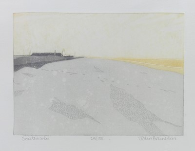Lot 245 - John Brunsdon (1933-2014) - Southwold, etching...