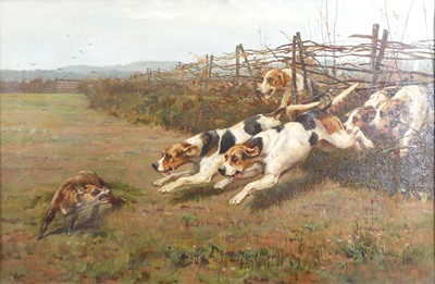 Lot 1305 - Arthur Charles Dodd (fl.1878-1891) - Foxhounds...