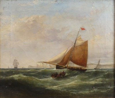 Lot 1318 - After Thomas Whitcombe (1763-1824)- Boats in a...