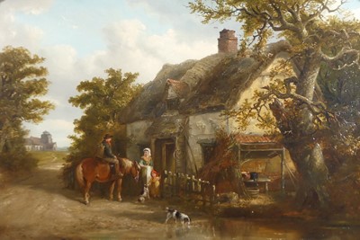 Lot 1333 - Thomas Smythe (1825-1906) - The watering place,...
