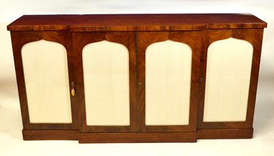 Lot 1444 - A Regency mahogany breakfront...