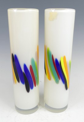 Lot 87 - A pair of Czechoslovakian studio white...