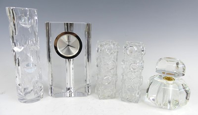 Lot 81 - A contemporary Waterford heavy crystal glass...