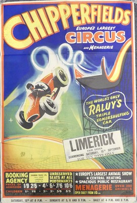 Lot 184 - A Chipperfields Circus vintage colour...