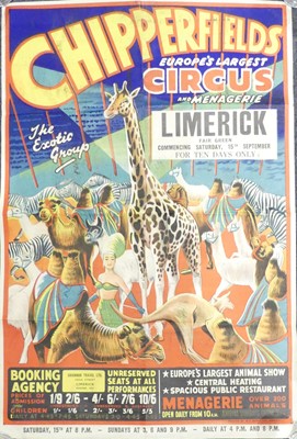Lot 186 - A Chipperfields Circus vintage colour...