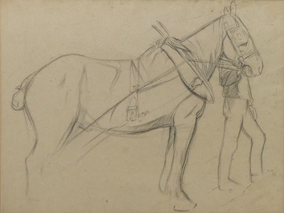 Lot 204 - Sir William Rothenstein (1872-1945) Study of a...