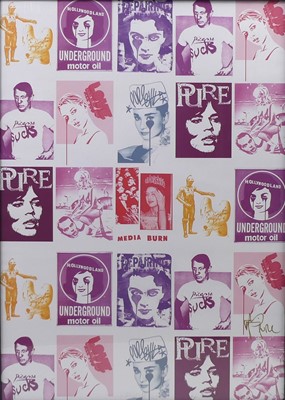 Lot 192 - Pure Evil (b.1968) - Fame! wrapping paper,...