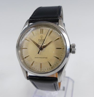 Lot 1222 - A gents stainless steel Tudor Oyster Royal...