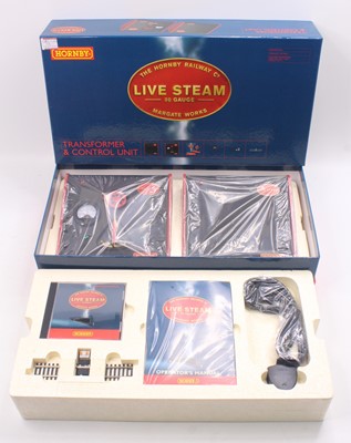 Lot 481 - Hornby live steam 00 gauge transformer and...