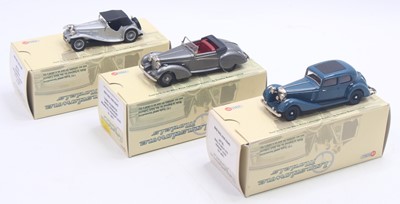 Lot 925 - Lansdowne 1/43 scale group of 3 white metal...