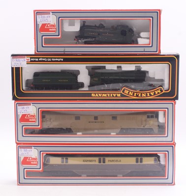 Lot 393 - Four 00 gauge locos to include a Lima 97xx, in...