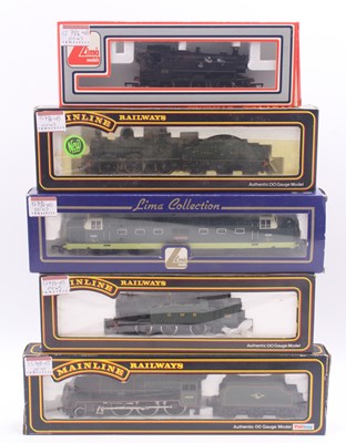 Lot 390 - Five 00 gauge locos to include a Mainline 25xx...