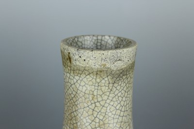 Lot 2030 - A large Chinese ge type bottle vase with blue...