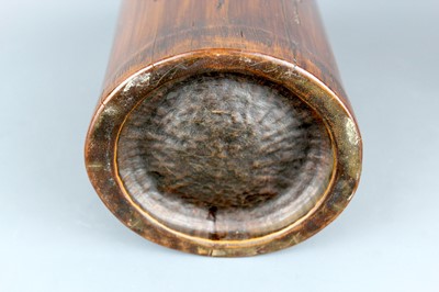 Lot 2089 - Two Chinese bamboo carved brush pots, 19th and...