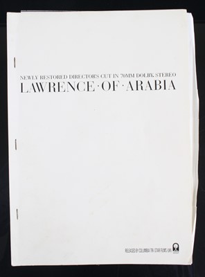 Lot 782 - Lawrence Of Arabia, a 1989 press pack signed...