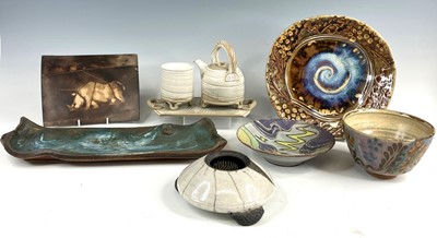 Lot 46 - A collection of various contemporary studio...