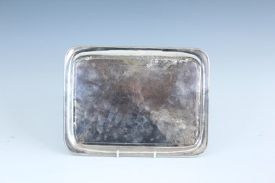 Lot 2065 - A Chinese silver serving tray, circa 1900,...