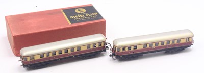 Lot 552 - Trix Twin Diesel Flyer, no.20/58, in DB cream...