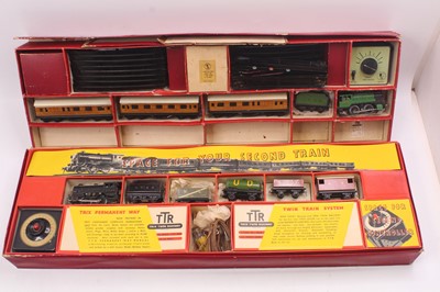 Lot 512 - Two Trix Twin Prewar sets, to include a...