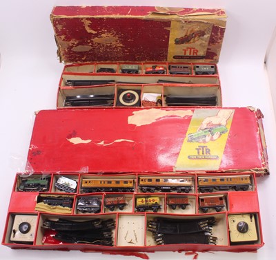 Lot 513 - Two Trix Twin Prewar sets, to include a...