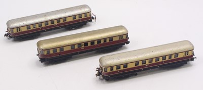 Lot 554 - Two Trix Twin Diesel Flyer, no.20/58, in DB...