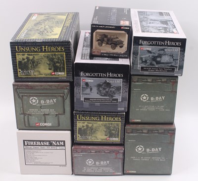 Lot 943 - Corgi Military related mostly 1/50 scale...