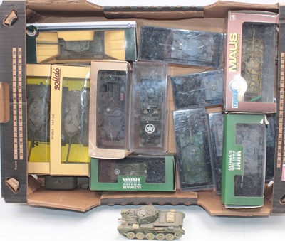Lot 956 - Tray containing mostly boxed military-related...