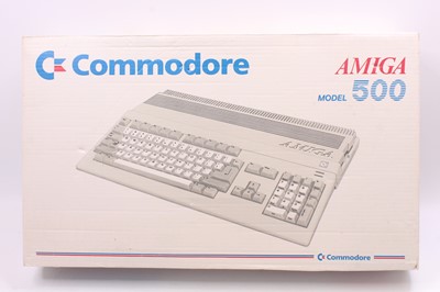 Lot 2068 - Commodore Amiga 500 model electronic computer...