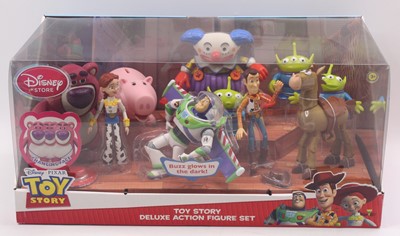 Lot 1358 - Disney Pixar Toy Story 10-Piece Deluxe Action...