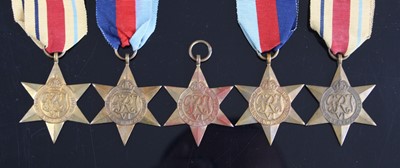 Lot 3262 - A collection of ten WW II medals to include...