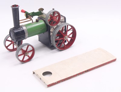 Lot 47 - Mamod TE1 traction engine, in green, with a...