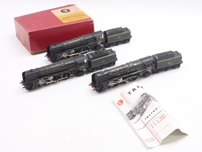 Lot 545 - Three Trix Twin Britaina 4-6-2 locos in BR...