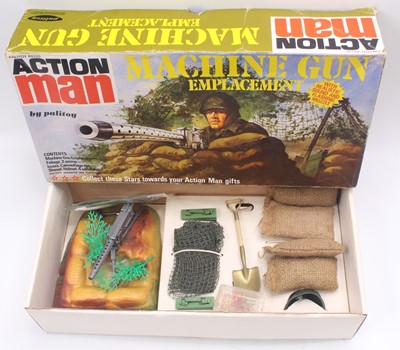 Lot 2061 - An Action Man Palitoy Machine Gun Emplacement...