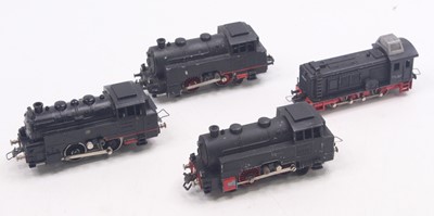 Lot 558 - Four Trix Twin locos to include a 0-6-0 German...