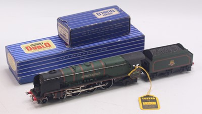 Lot 229 - L12 Hornby-Dublo 3-rail 4-6-2 loco & tender...