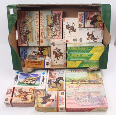 Lot 870 - Airfix and other a quantity of plastic 54mm...