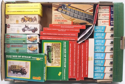 Lot 864 - Airfix and other various scales plastic kits...