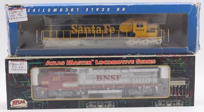 Lot 646 - Two HO gauge locos to include an Atlas 8-40BW...
