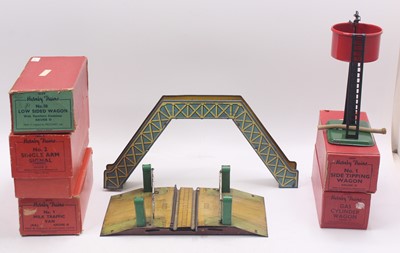 Lot 115 - A small collection of Hornby 0 gauge to...