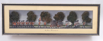 Lot 1864 - A 30mm scale British Empire box diorama titled...