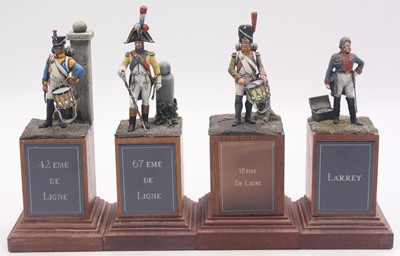 Lot 1879 - A collection of four various 54mm scale...