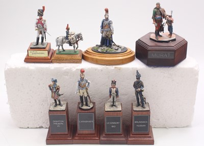 Lot 1884 - A collection of 30mm and 54mm scale white...