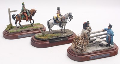 Lot 1885 - A collection of three 54mm scale Napoleonic...