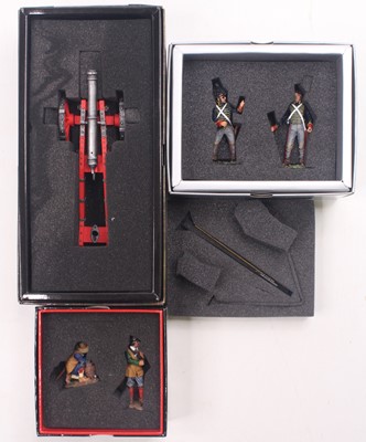 Lot 1910 - King & Country and Thomas Gun Miniatures group...