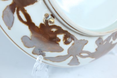 Lot 2155 - A Chinese iron-brown-decorated 'gardenia' dish,...