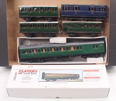 Lot 184 - Five 0 gauge finescale coaches, to include...