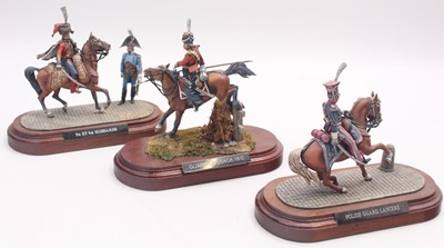 Lot 1893 - A collection of three 54mm scale Napoleonic...