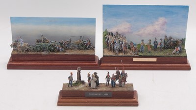 Lot 1900 - A collection of three 30mm scale Napoleonic...