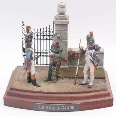 Lot 1902 - A 54mm scale plastic and white metal...